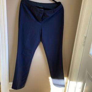 Jones New York Platinum navy suit pants